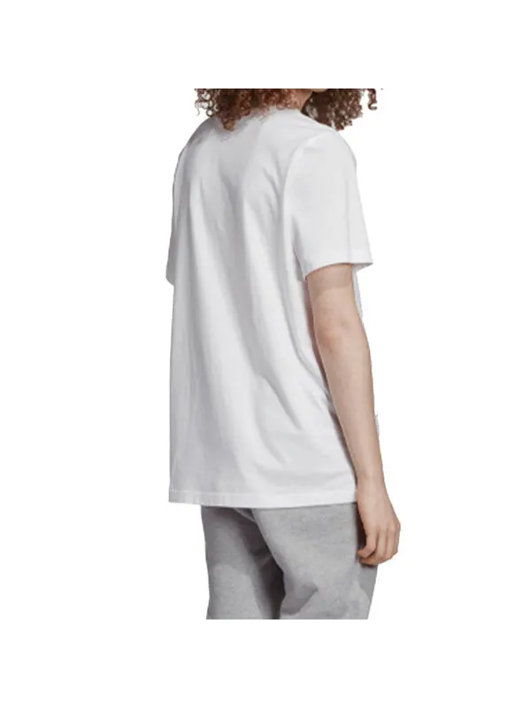 Футболка originals embroidered shoe printing short sleeve white Adidas — изображение 4 из 4, белый