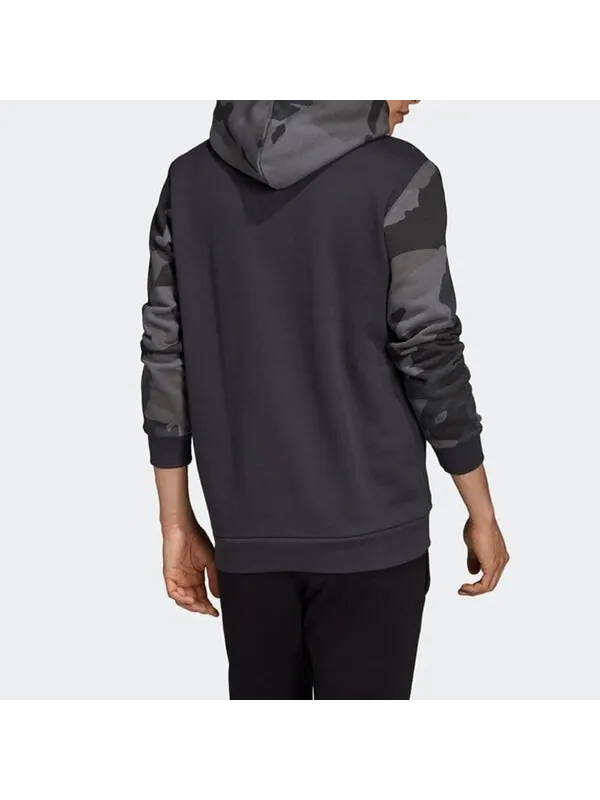 Толстовка Men's adidas originals Casual Camouflage Black — изображение 4 из 4, черный