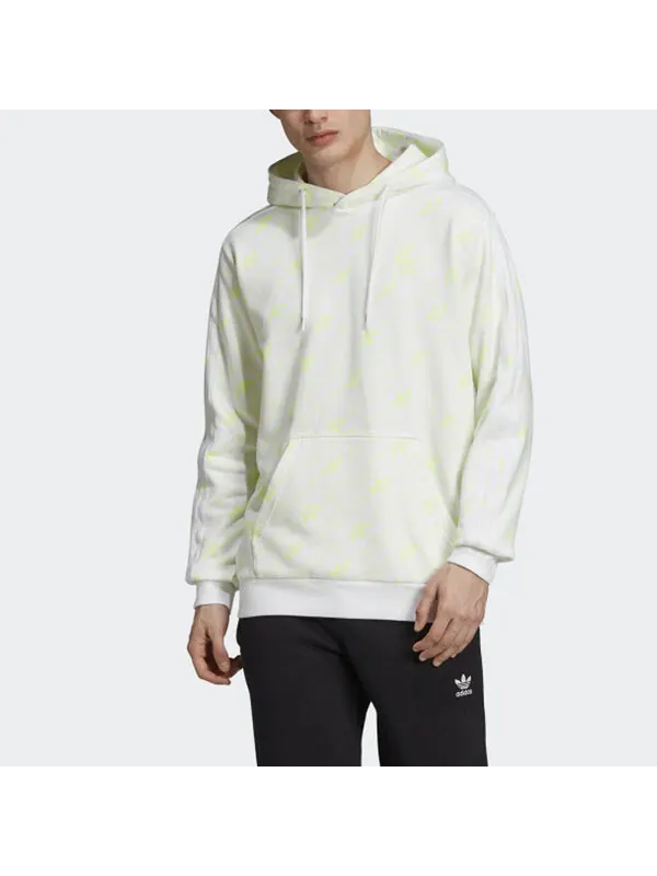 Толстовка originals mono hoodle hooded sports pullover white Adidas — изображение 3 из 4, белый