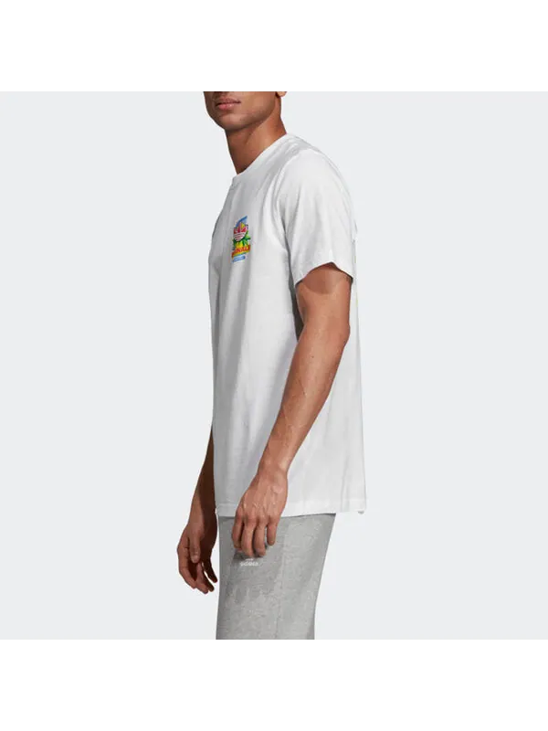 Футболка originals bodega popsicle back printing short sleeve white Adidas — изображение 4 из 4, белый