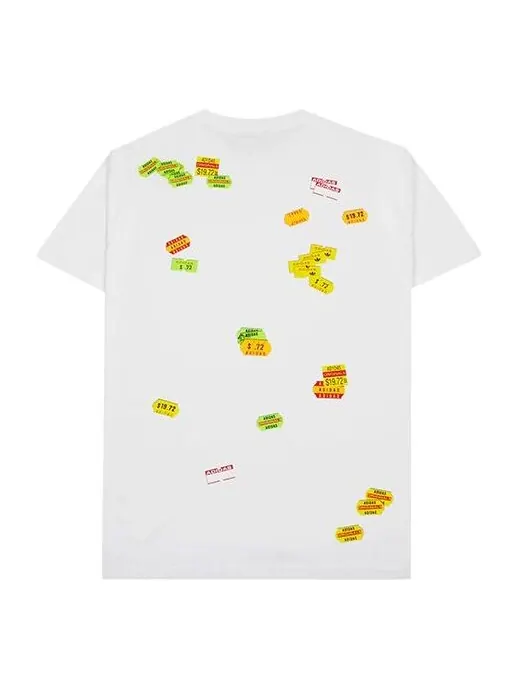 Футболка originals bodega pricetag back printing short sleeve white Adidas — изображение 1 из 4, белый