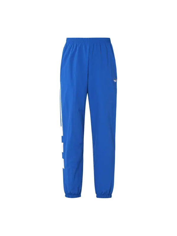 Спортивные штаны adidas Balanta Track Pants Splicing Contrasting Colors White Blue Bundle Feet Blue — изображение 1 из 4