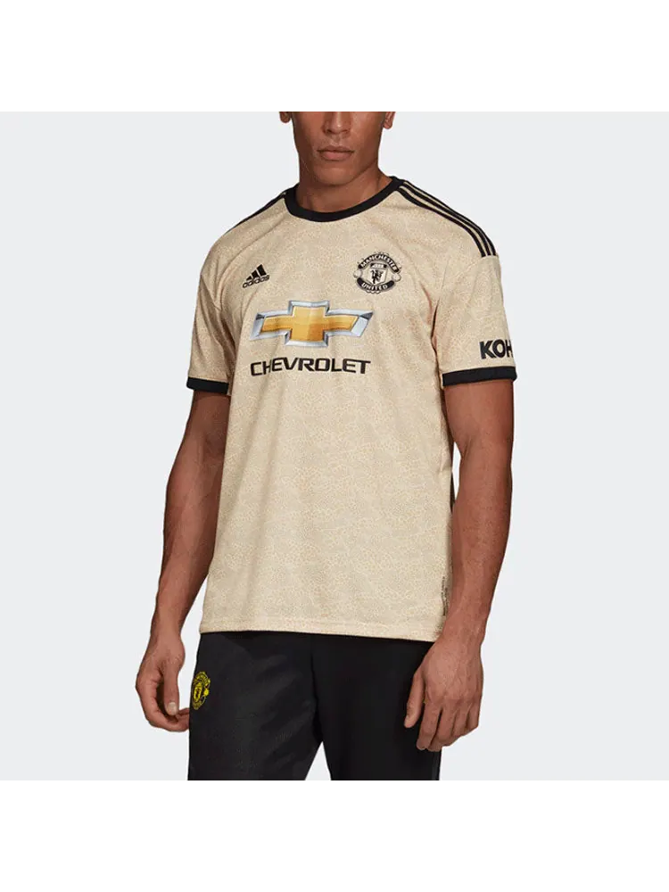 Джерси adidas Manchester United 19/20 Away Jersey 'Linen' — изображение 3 из 6, бежевый