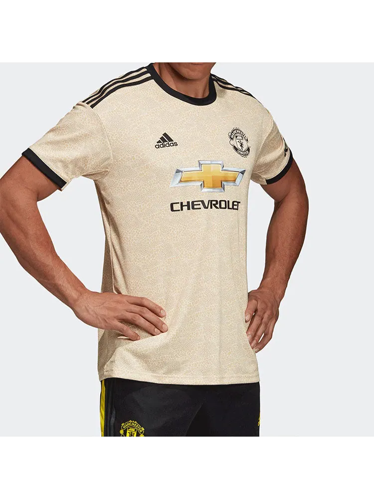 Джерси adidas Manchester United 19/20 Away Jersey 'Linen' — изображение 5 из 6, бежевый