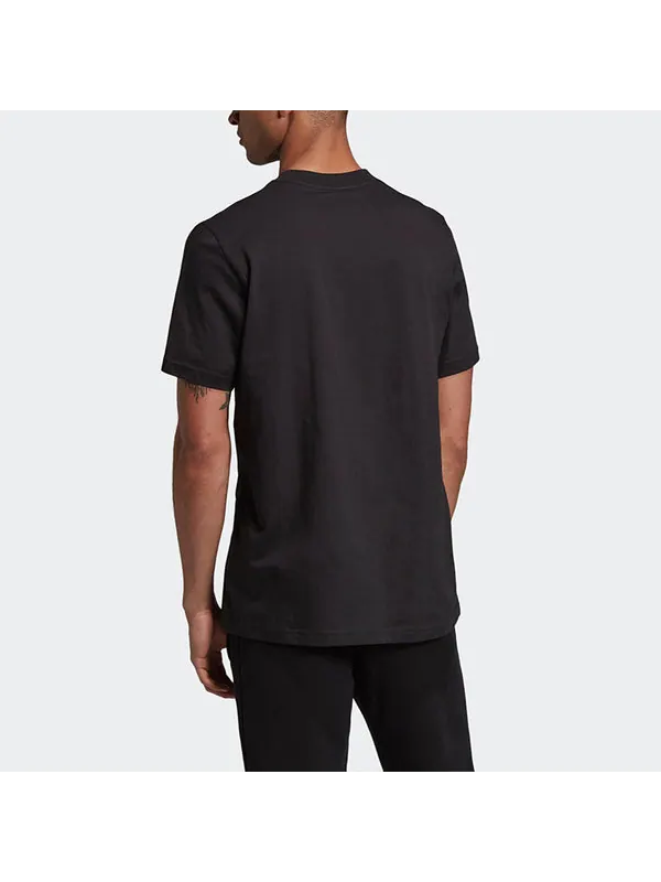 Футболка originals mini emb tee embroidered shoe sports short sleeve black Adidas — изображение 2 из 2, черный