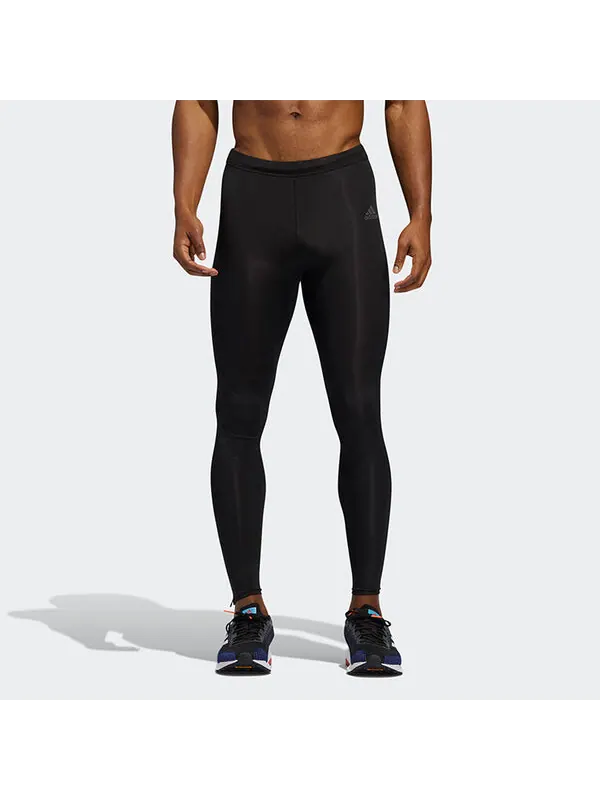 Спортивные штаны adidas OTR Long TGT M Running Sports Leggings Black — изображение 3 из 4, черный