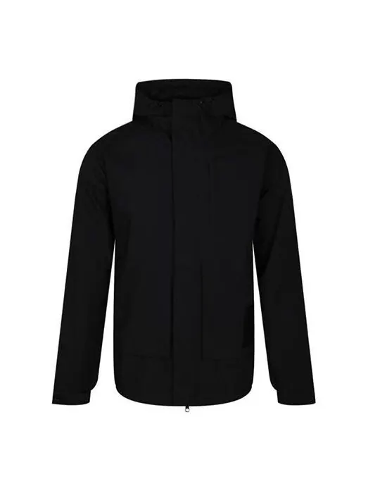 Куртка adidas Men's Hoodie Track Black Running Casual Windbreak Jackets — изображение 1 из 4, черный