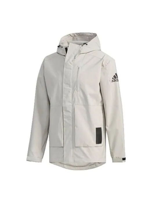 Куртка adidas Sport Performance Windproof Jacket light grey — изображение 1 из 4, светлый серый