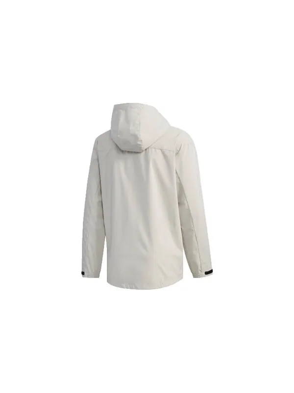 Куртка adidas Sport Performance Windproof Jacket light grey — изображение 2 из 4, светлый серый