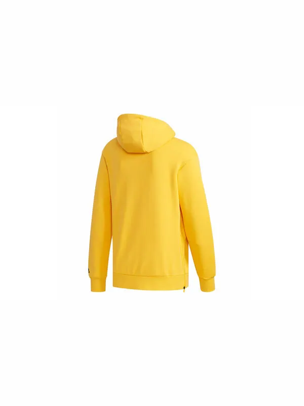 Толстовка adidas 02 HS Casual Sports Hooded Sweater Men Gold — изображение 2 из 4, золото