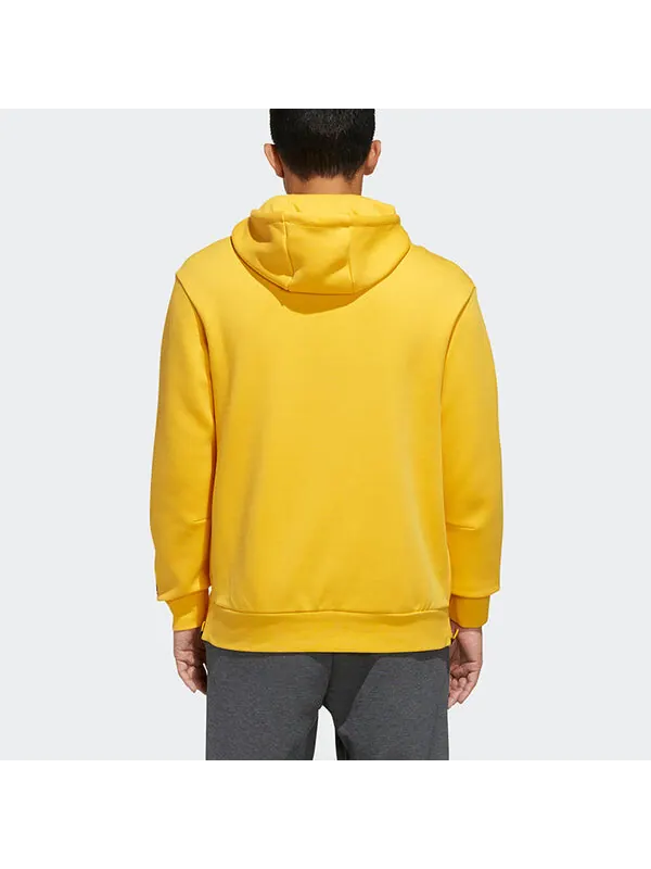 Толстовка adidas 02 HS Casual Sports Hooded Sweater Men Gold — изображение 4 из 4, золото