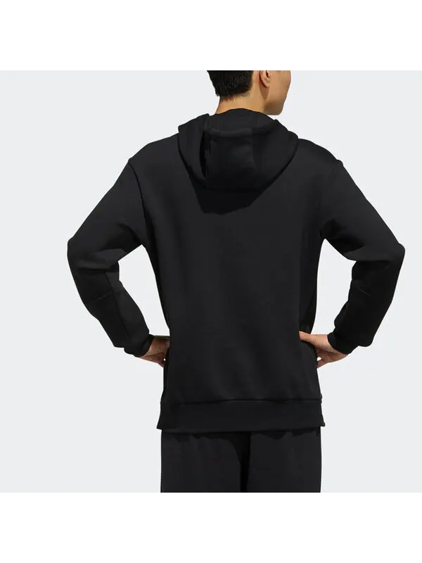 Толстовка adidas Casual Sports hooded Long Sleeves Black — изображение 4 из 4, черный