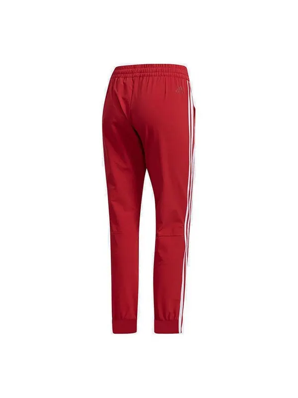 Штаны трикотажные спортивные штаны Adidas — изображение 2 из 4, красный
