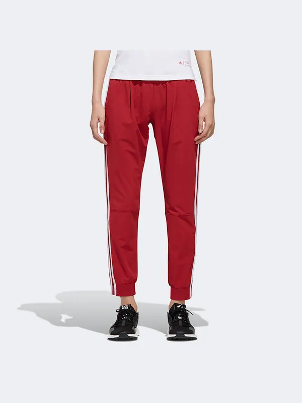 Штаны трикотажные спортивные штаны Adidas — изображение 3 из 4, красный