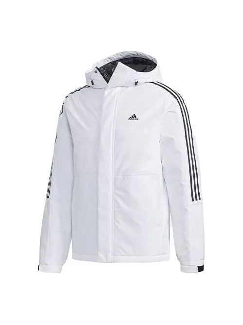 Пуховик adidas Waterproof Outdoor Sports Woven Warm Down Jacket Men White — изображение 1 из 4, белый