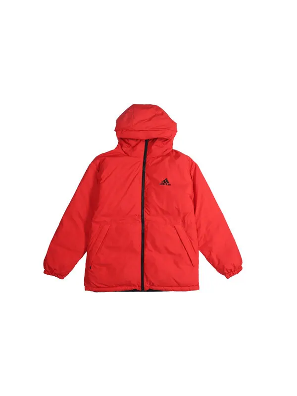 Пуховик adidas Rev 3st Down Ho Stay Warm Reversible Outdoor hooded down Jacket Black — изображение 3 из 4, черный