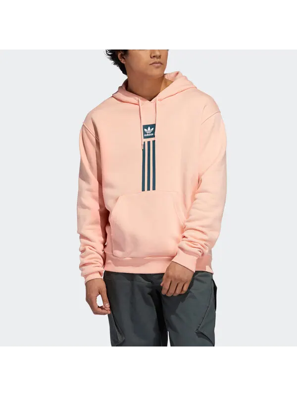 Толстовка Adidas originals Casual Sports Pullover Pink — изображение 3 из 4, розовый