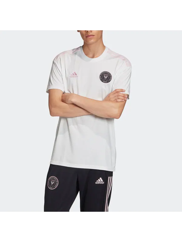Футболка imcf home h jsy soccer/football sports round neck short sleeve white Adidas — изображение 2 из 4, белый