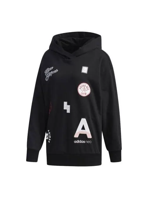 Толстовка с капюшоном neo cs sv hdy sports Adidas — изображение 1 из 4, черный