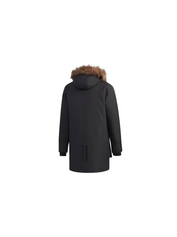 Пуховик adidas neo protection against cold Stay Warm Cozy Breathable Down Jacket Black — изображение 2 из 4, черный