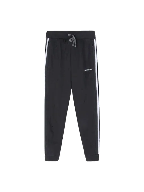 Спортивные штаны adidas neo M CS MSH PNL TP Side Stripe Bundle Feet Sports Pants Black — изображение 1 из 4, черный