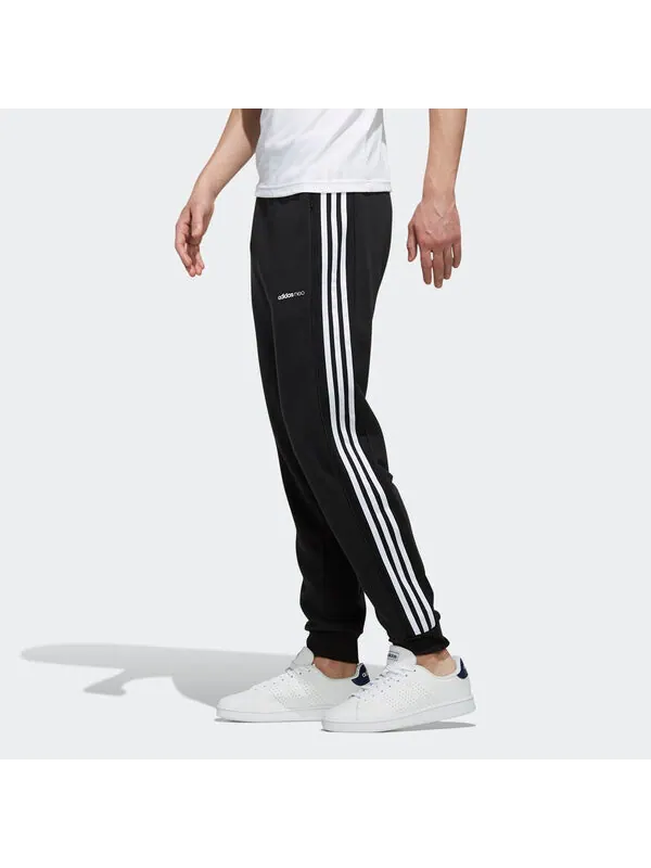 Спортивные штаны adidas neo M CS MSH PNL TP Side Stripe Bundle Feet Sports Pants Black — изображение 4 из 4, черный