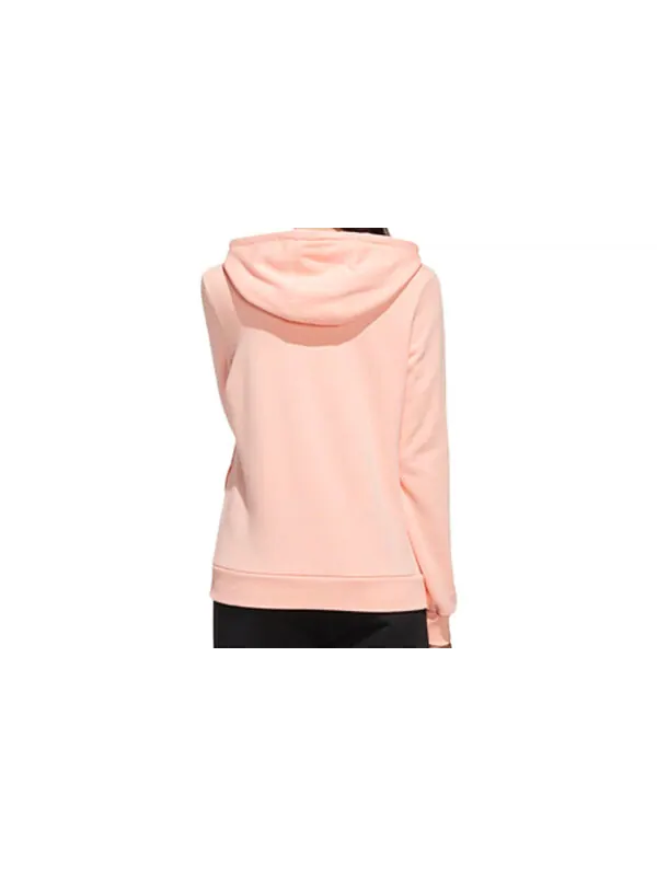 Толстовка с капюшоном neo sw hdy athleisure casual sports Adidas — изображение 2 из 4, розовый