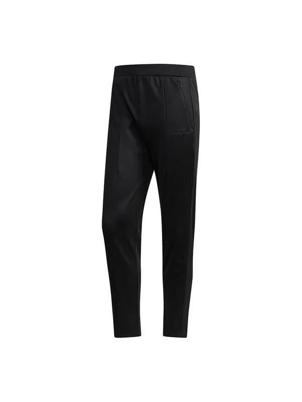 Спортивные штаны adidas neo M Huaihai Lu Tp Athletics Training Slim Fit Sports Pants Black — изображение 1 из 4, черный