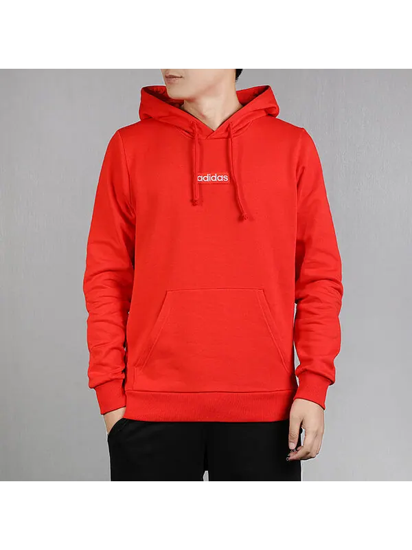 Толстовка men's neo sports bright pink red Adidas — изображение 3 из 4, красный