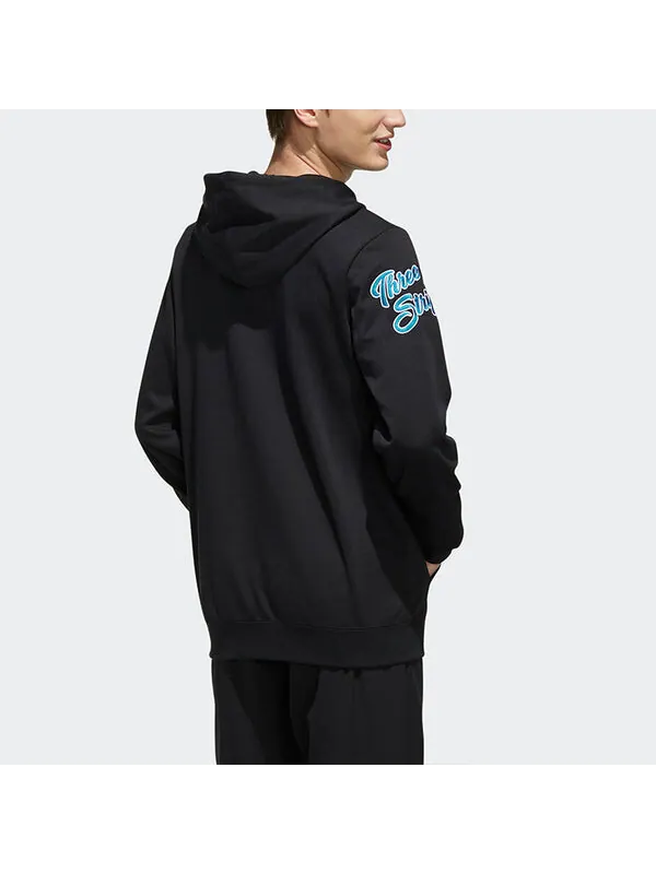 Толстовка Men's adidas neo Street Black — изображение 4 из 4, черный
