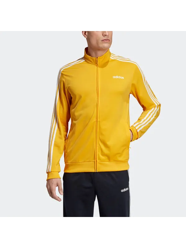 Куртка adidas Solid Color Body-Building Sports Jacket Men's Gold — изображение 3 из 4, золото