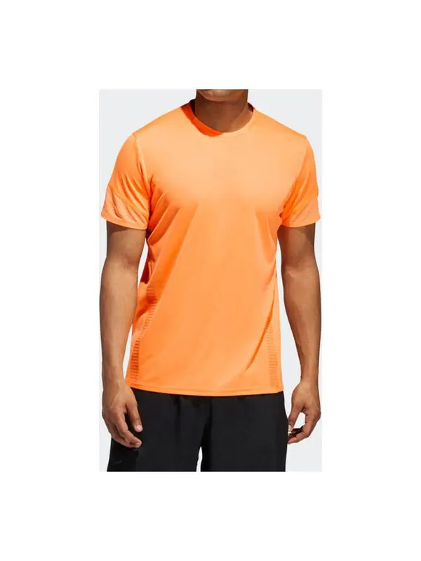 Футболка Men's adidas 25/7 Tee Runr Running Short Sleeve Orange — изображение 1 из 3, оранжевый