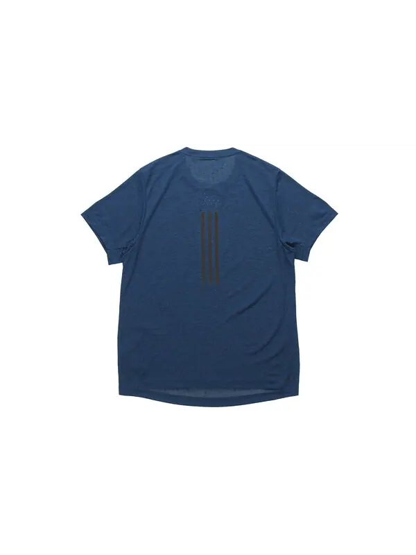Футболка climachill short sleeve blue Adidas — изображение 2 из 4, синий