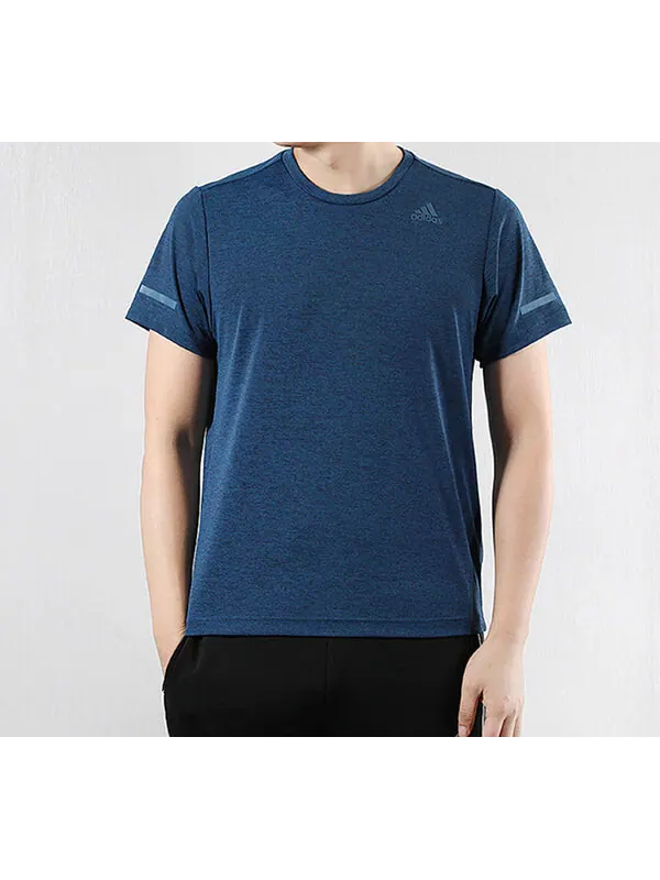 Футболка climachill short sleeve blue Adidas — изображение 3 из 4, синий