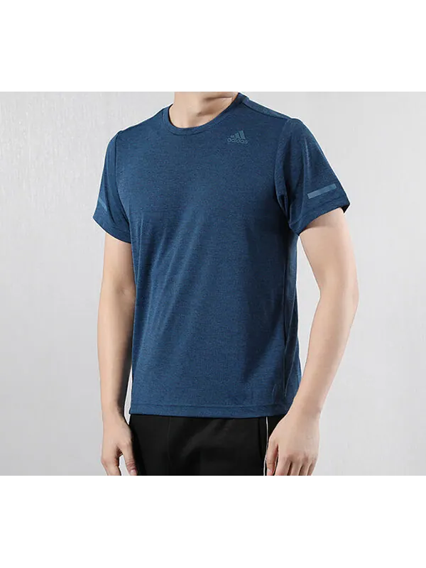 Футболка climachill short sleeve blue Adidas — изображение 4 из 4, синий