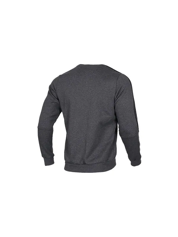 Толстовка adidas M CREW 3S Side Stripe Round Neck Gray — изображение 2 из 4, серый
