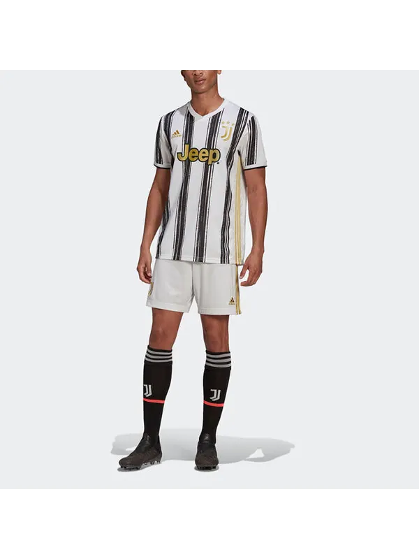 Футболка juve home h jsy футбольная майка sw fans версия 20 21 сезон juventus Adidas — изображение 3 из 4, белый