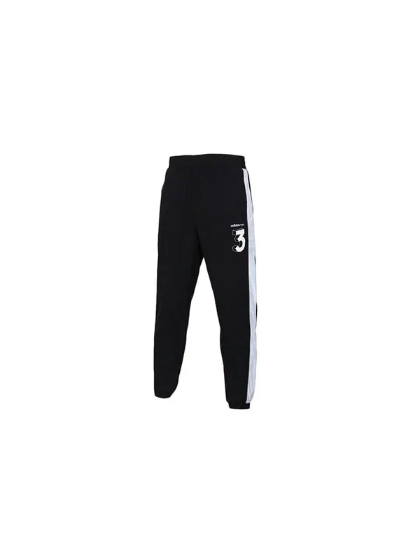 Спортивные штаны adidas neo Woven Athleisure Casual Sports Long Pants Black — изображение 3 из 4, черный