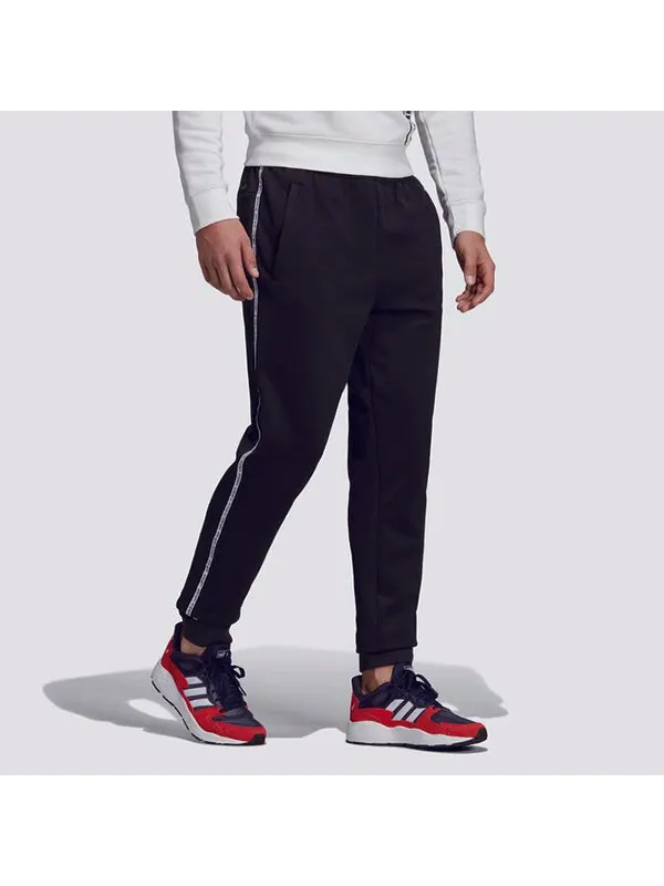 Спортивные штаны Men's adidas C90 TP Sports Stylish Black Long Pants/Trousers — изображение 3 из 4, черный