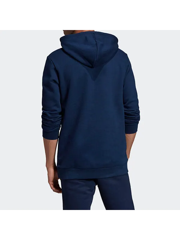 Толстовка adidas originals Trefoil Sports Pullover Lake Blue — изображение 4 из 4, синий