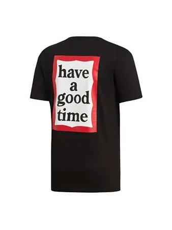 Футболка originals x have a good time hagt men's tee black Adidas — изображение 1 из 4, черный