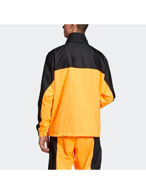 Куртка adidas originals MENS RYV Vocal Neon TT 1/4 Zip Hidden Hoodie Jacket Black/Yellow — изображение 3 из 4