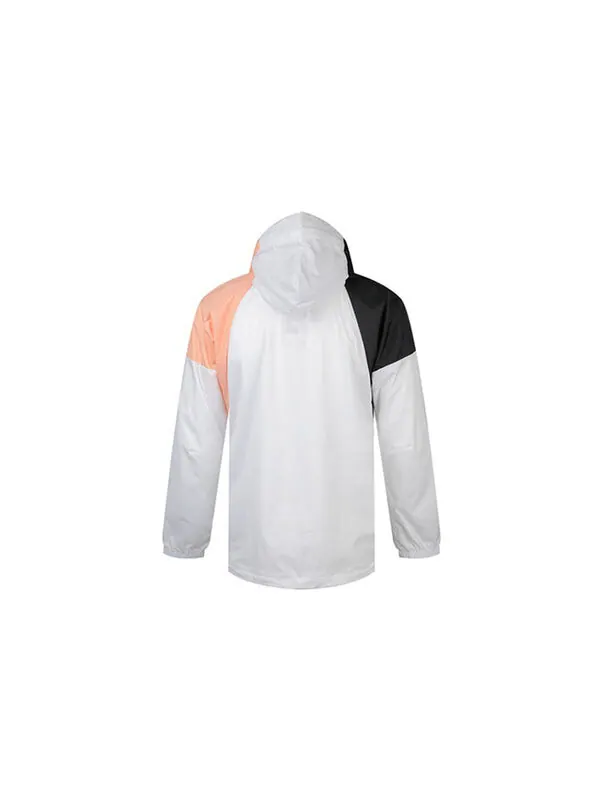 Куртка adidas W.N.D. Jacket 'White/Black/Glow Pink' — изображение 2 из 4, белый