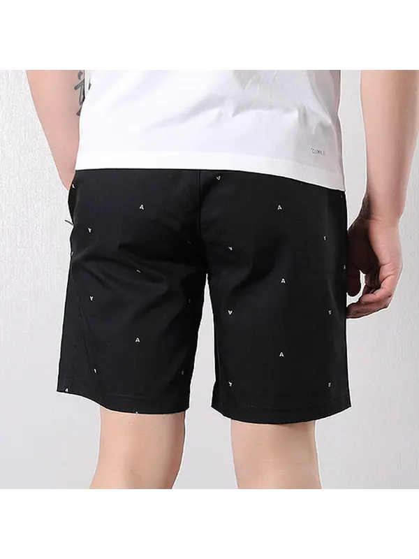 Шорты shorts dots casual sports woven breathable black Adidas — изображение 4 из 4, черный