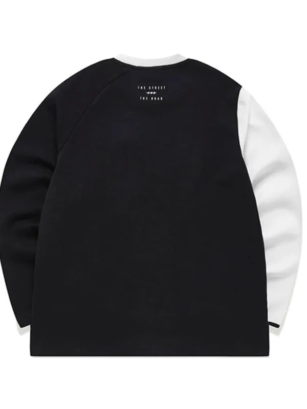 Свитер x mihara yasuhiro lettrer printed sweater 'white black' Fila — изображение 2 из 2, белый/черный