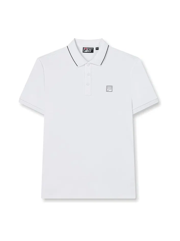 Поло FILA Heritage Collection Polo Shirt 'White' — изображение 1 из 2, белый