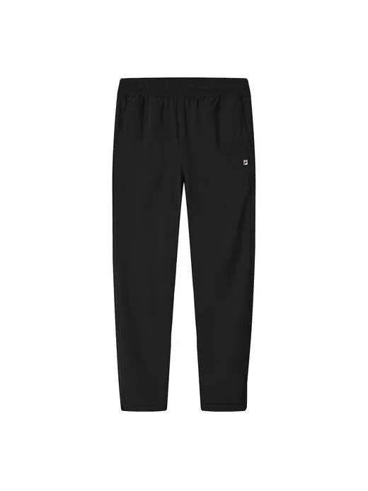 Брюки thin and light woven straight casual long pants black Fila — изображение 1 из 2, черный