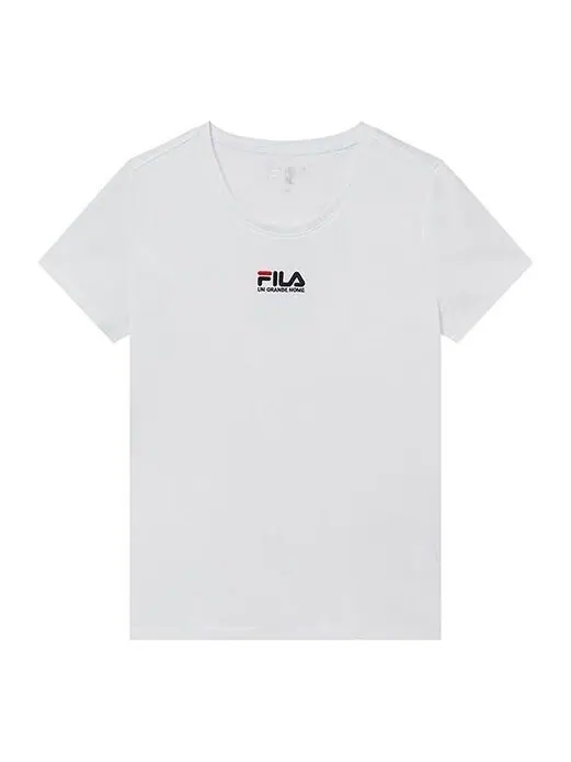Футболка short sleeve 2019 minimalistic embroidered short sleeve t white Fila — изображение 1 из 2, белый