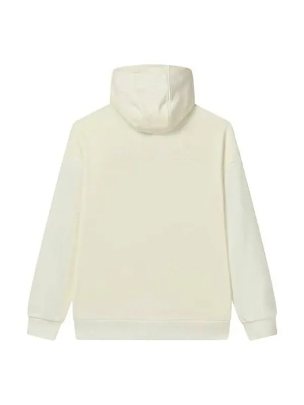 Толстовка classic logo hoodie 'white black' Fila — изображение 2 из 2, белый/черный