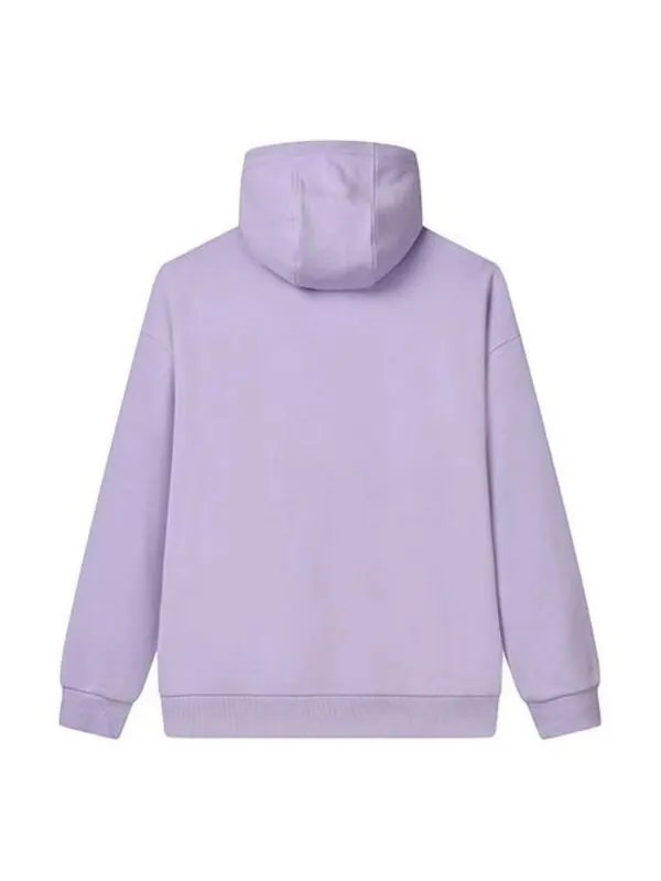 Толстовка classic logo hoodie 'purple white' Fila — изображение 2 из 3, фиолетовый/белый